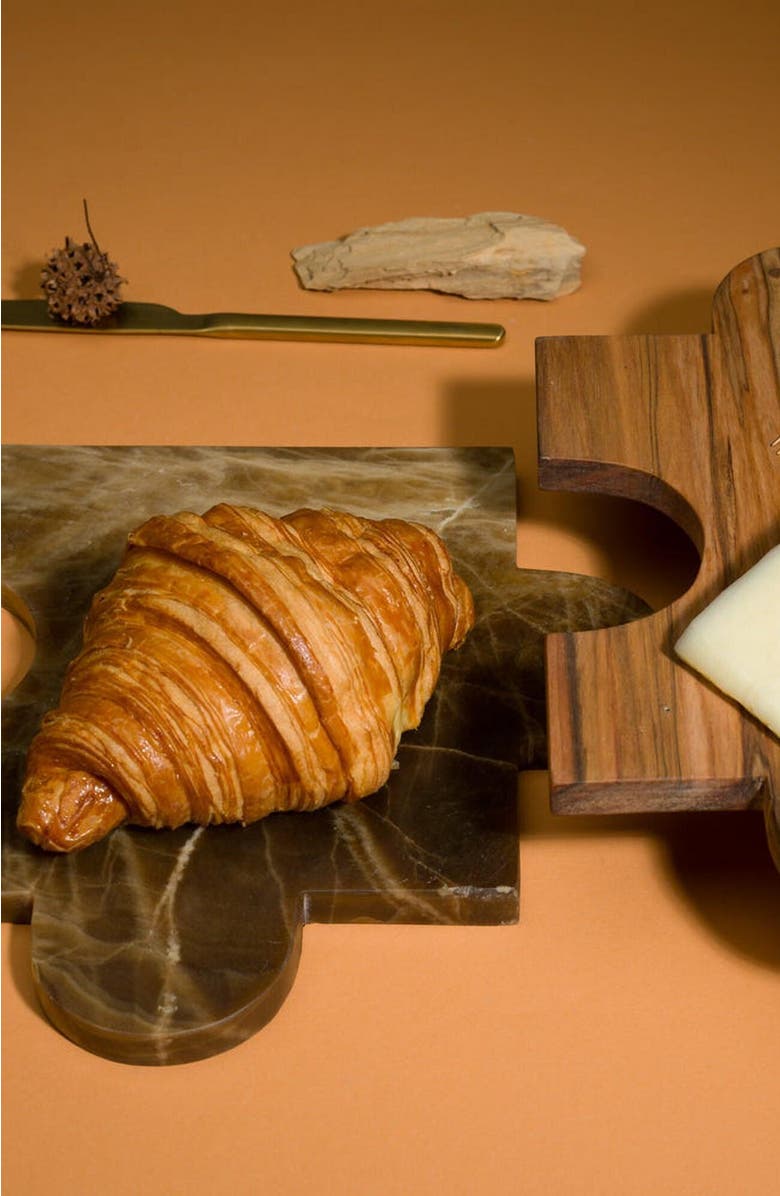 DAR PROYECTOS Puzzle Gemstone Serving Board & Trivet - 11", Alternate, color, 