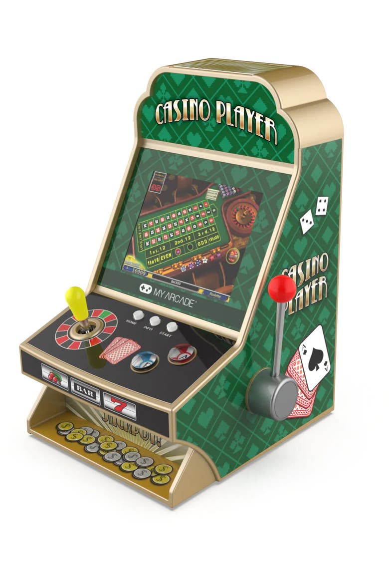 Myarcade Dgun3945 Casino Player Arcade Gaming Syst, Main, color, Multicolor