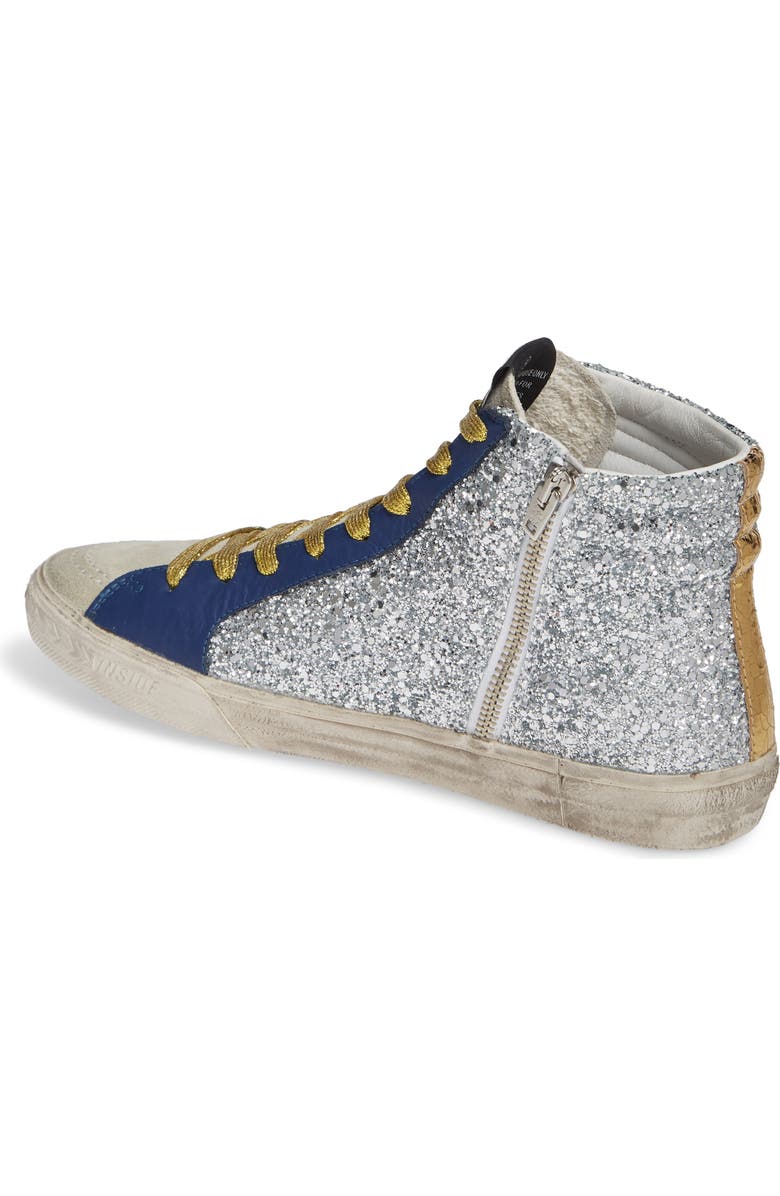 Golden Goose Glitter High Top Sneaker, Alternate, color,