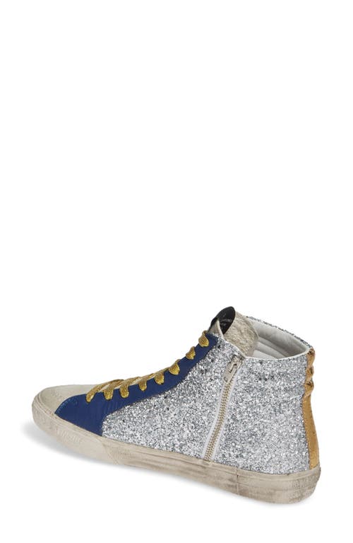 Golden Goose Glitter High Top Sneaker In Multi