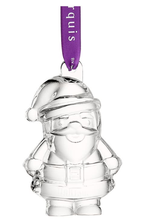 Marquis Holiday Santa Crystal Ornament
