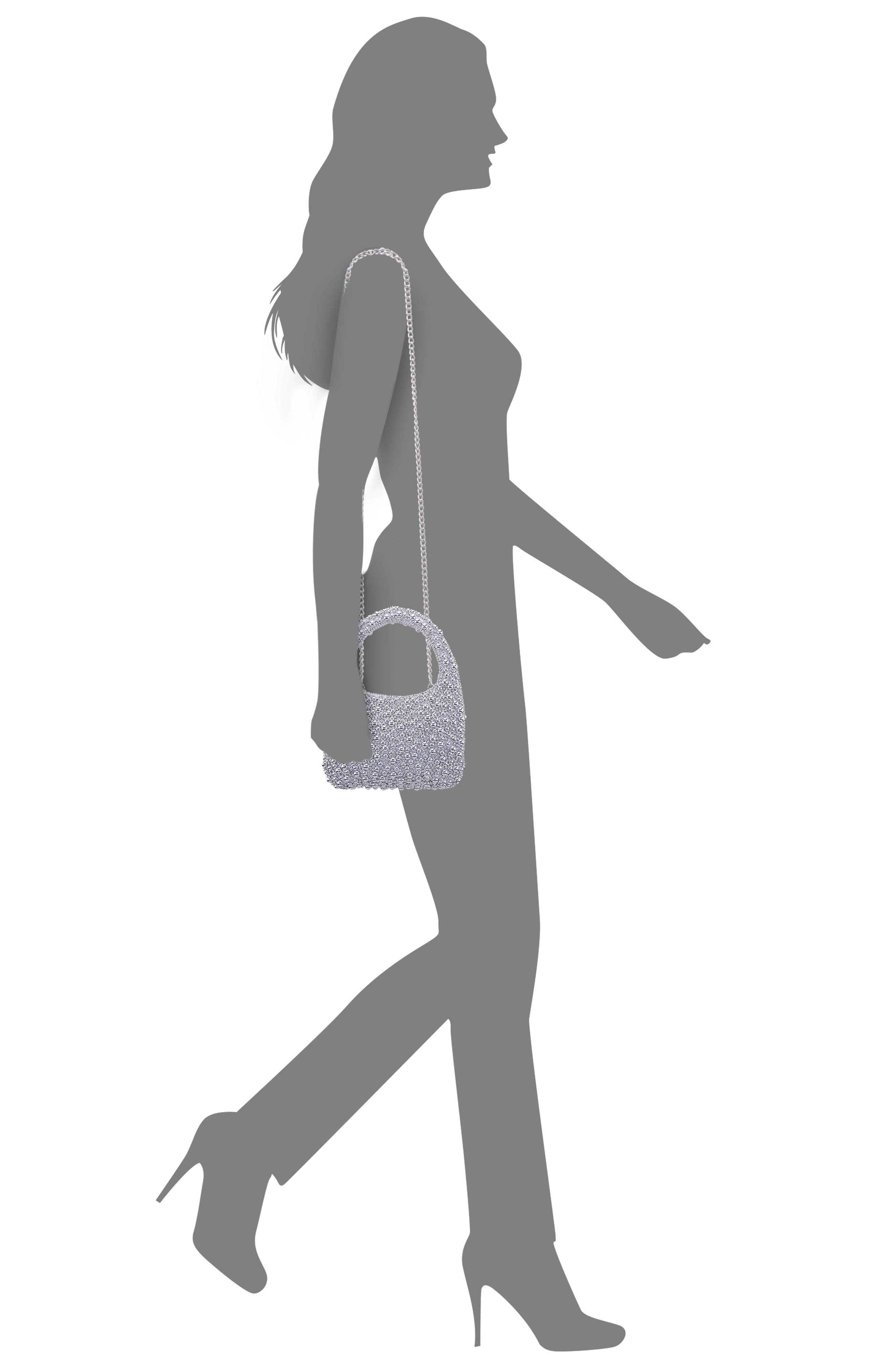 Nina Zariah Bubble Bead Top Handle Bag, Alternate, color, 