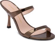 Stuart Weitzman Nudist Metallic Slide Sandal