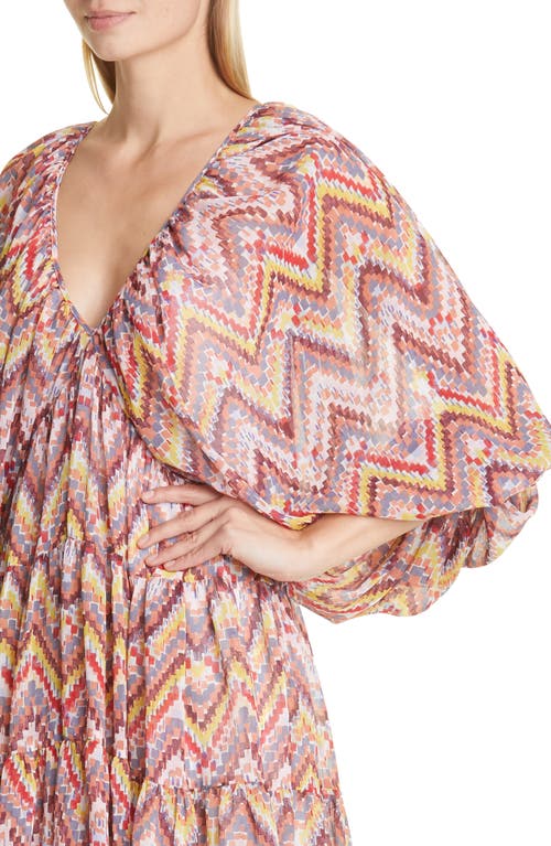 Likely Colin Print Tiered Dress In Multi