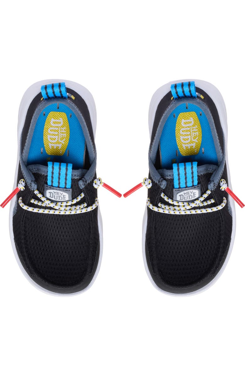 Hey Dude Kids' Wally Hey2O Wander Mesh Slip-On, Alternate, color, Black