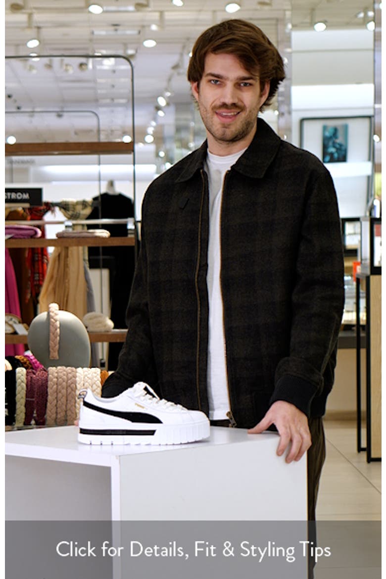 Mayze Leather Platform Sneaker video