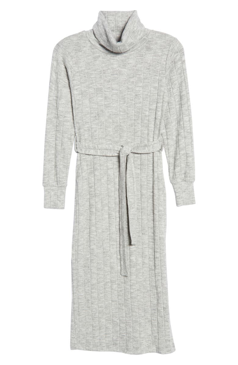 Topshop Long Sleeve Turtleneck Sweater Dress, Alternate, color,