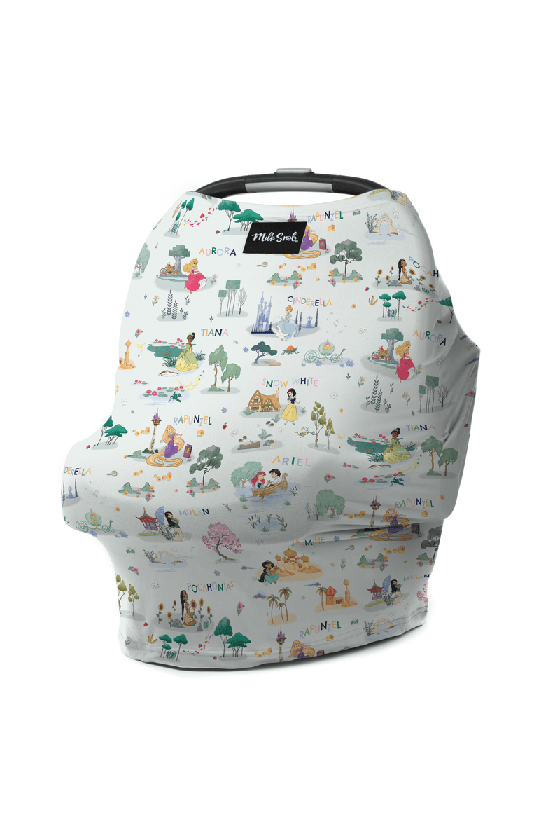 Milk Snob Disney 5-in-1 Nursing and Car Seat Cover, Main, color, Enchanted Kingdoms