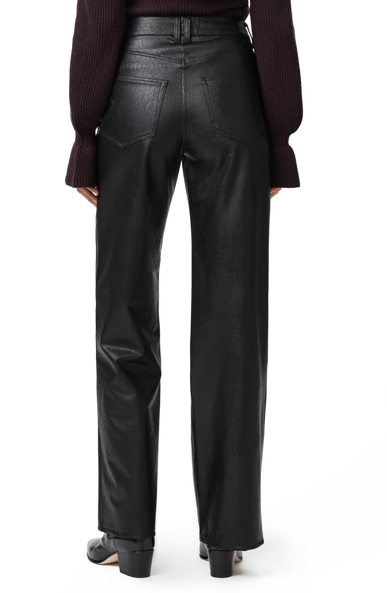 PAIGE Sasha Wide Leg Faux Leather Pants, Alternate, color, 