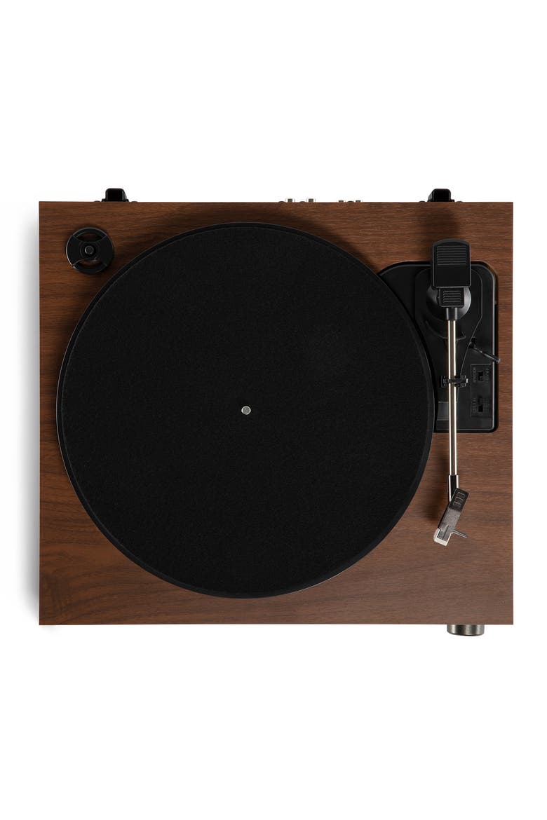 Harmony Turntable System with Speakers, Alternate, color, Walnut