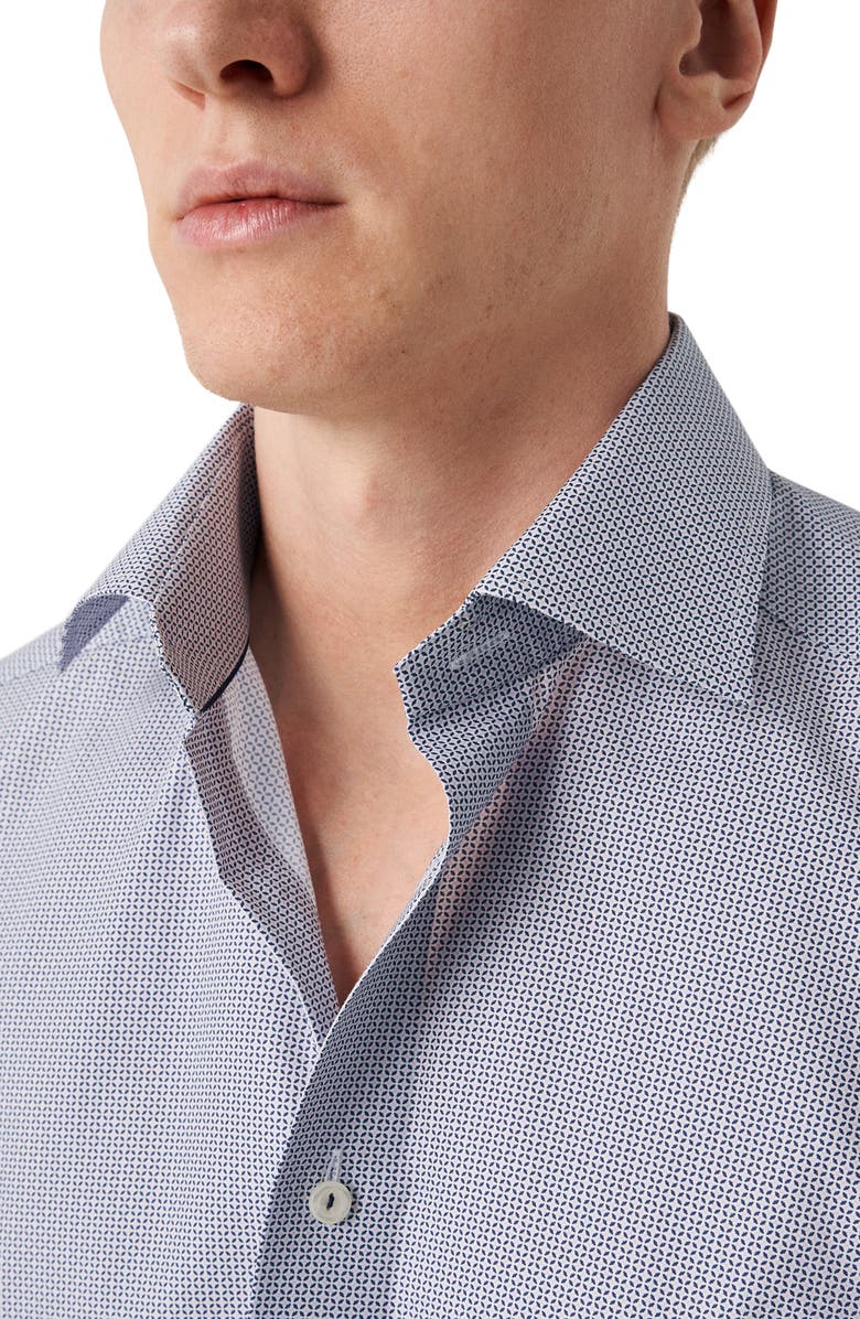 Eton Contemporary Fit Twill Dress Shirt, Alternate, color, 