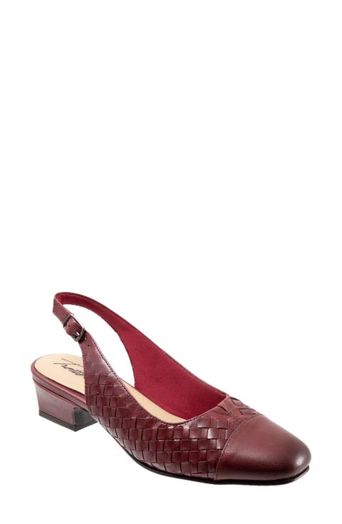 Dea Woven Slingback Pump (Women)