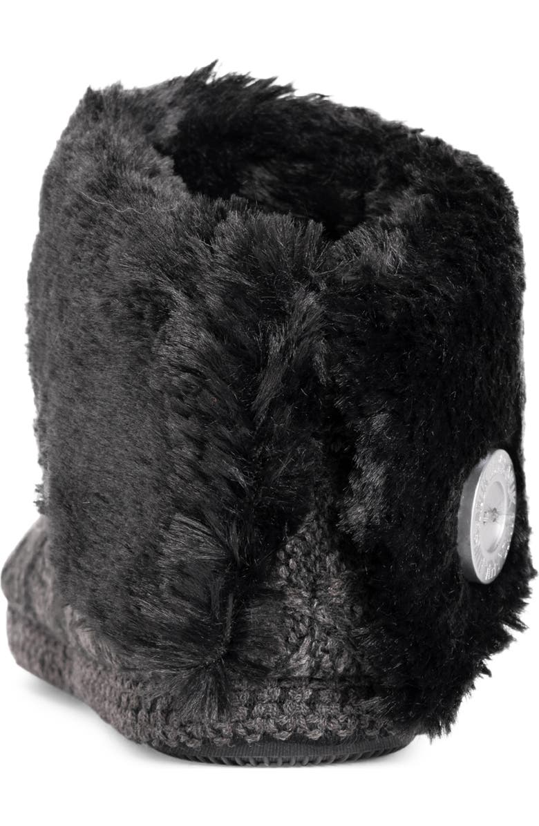 MUK LUKS Melinda Faux Fur Indoor/Outdoor Slipper Bootie, Alternate, color,