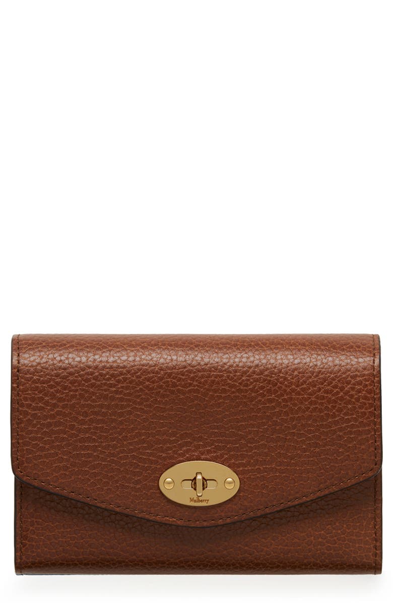 Mulberry Medium Darley Leather Wallet, Main, color, 