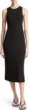 Vince Rib Tank Midi Dress
