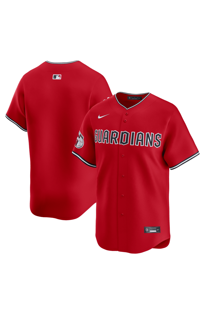Nike Men's Nike Red Cleveland Guardians Alternate Limited Jersey, Main, color, Red