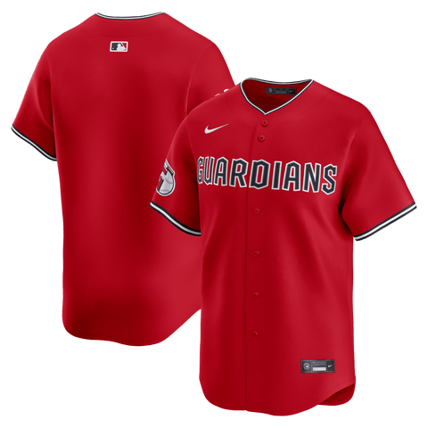 Men's Nike Red Cleveland Guardians Alternate Limited Jersey