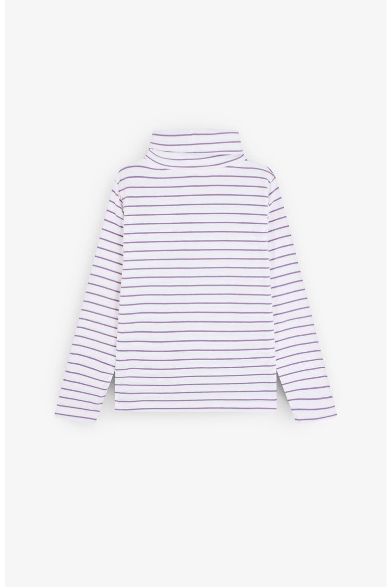 Stripeslstee Girls, Alternate, color, Purple