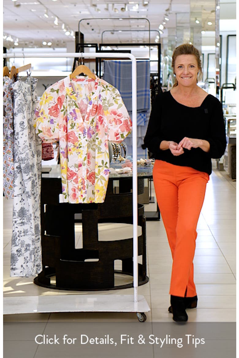Leonie Floral Lena Split Neck Top video