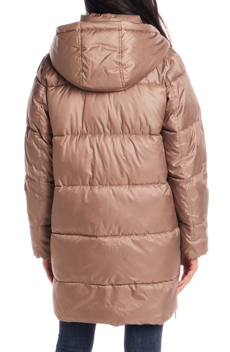 Gallery Hooded Puffer Jacket, Alternate, color, Mushroom