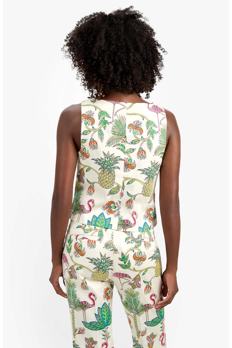 Venya Flamingo Fizz Voile Structured Woven Top, Alternate, color, Flamingo Fizz Voile