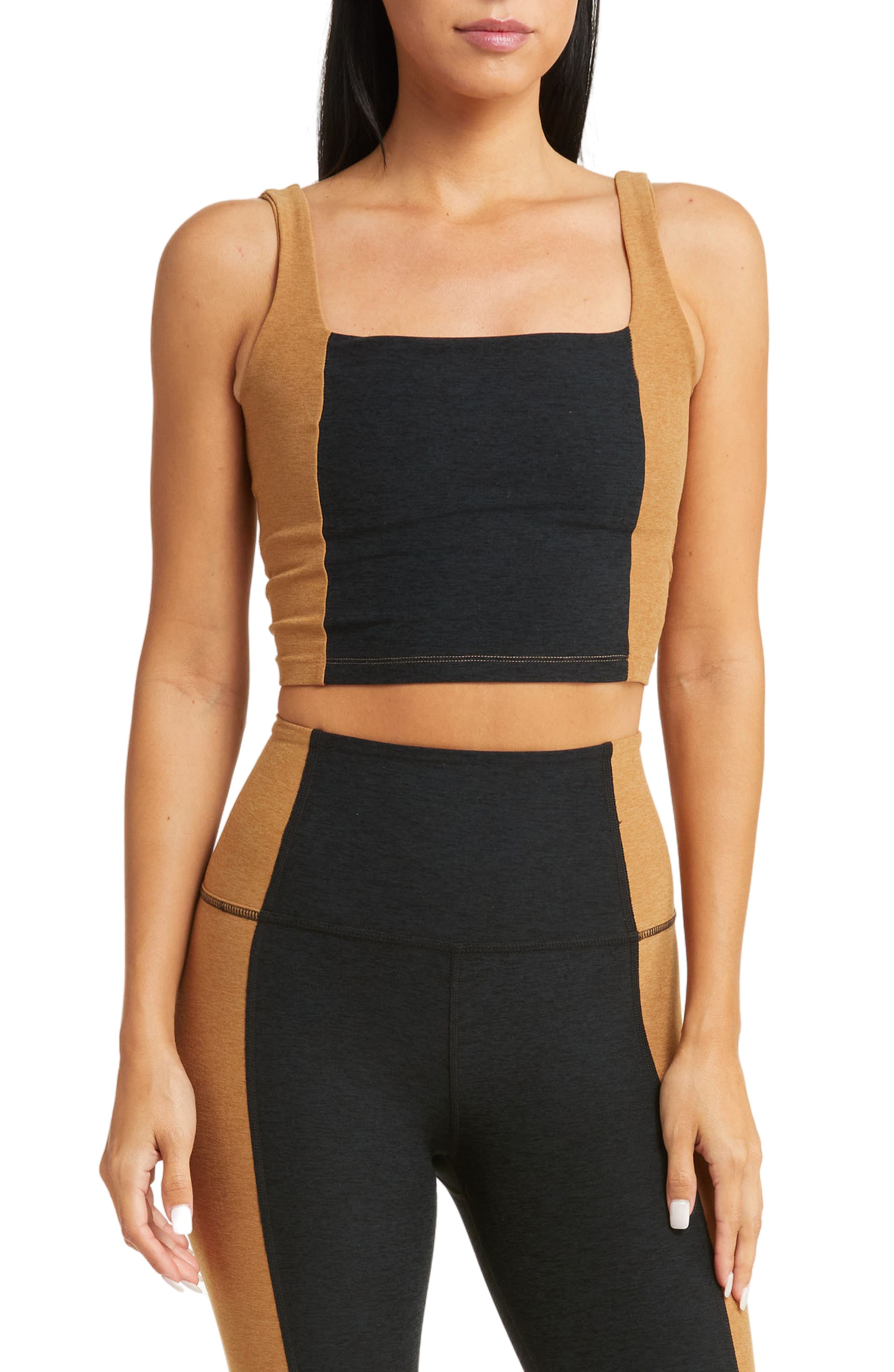 Beyond Yoga Space Dye Colorblock Crop Tank
