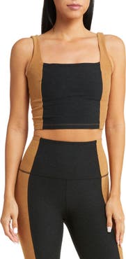 Beyond Yoga Space Dye Colorblock Crop Tank
