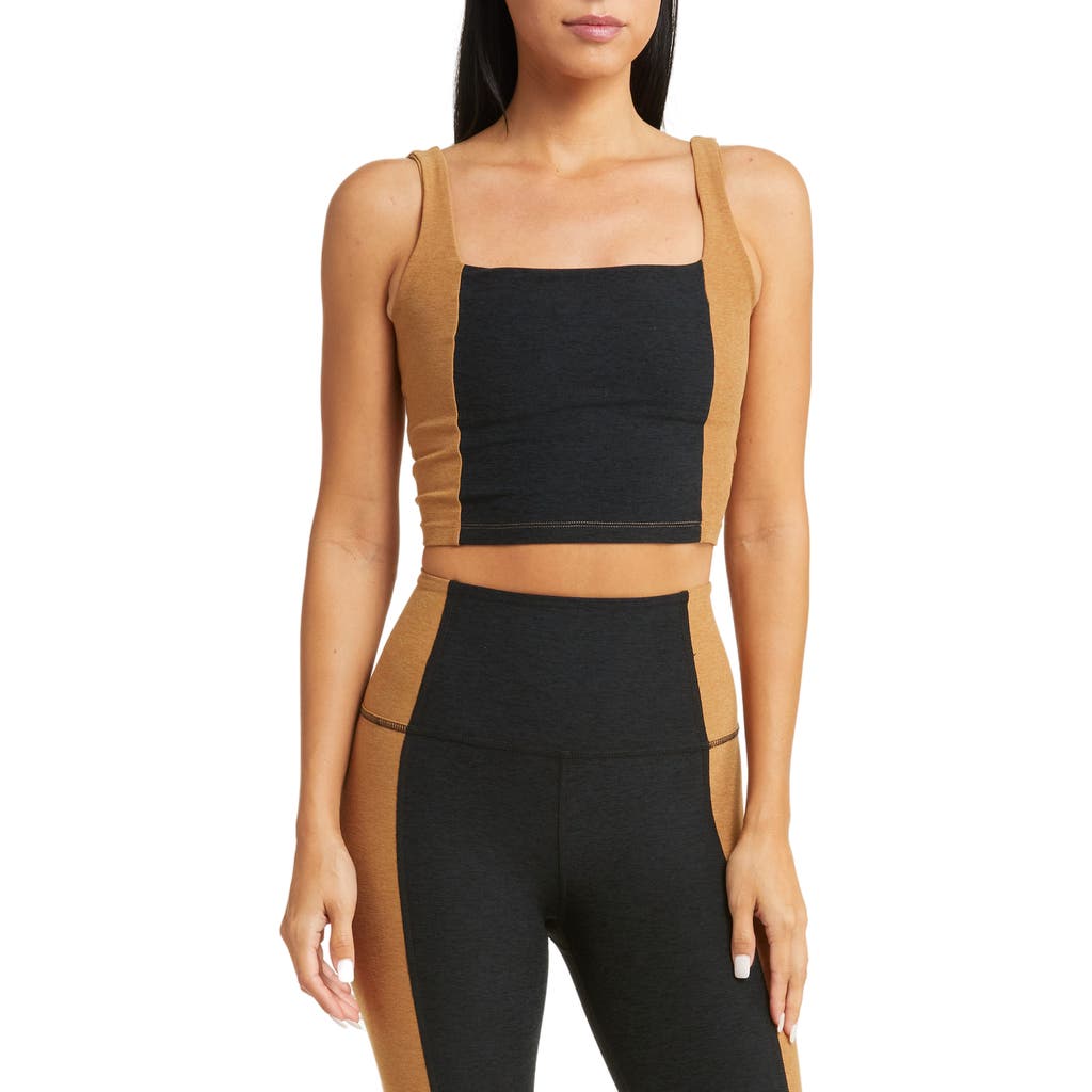 Beyond Yoga Space Dye Colorblock Crop Tank