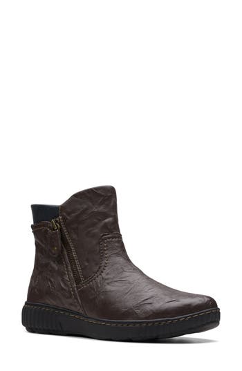 Clarks ® Magnolia Haley Ankle Boot In Brown