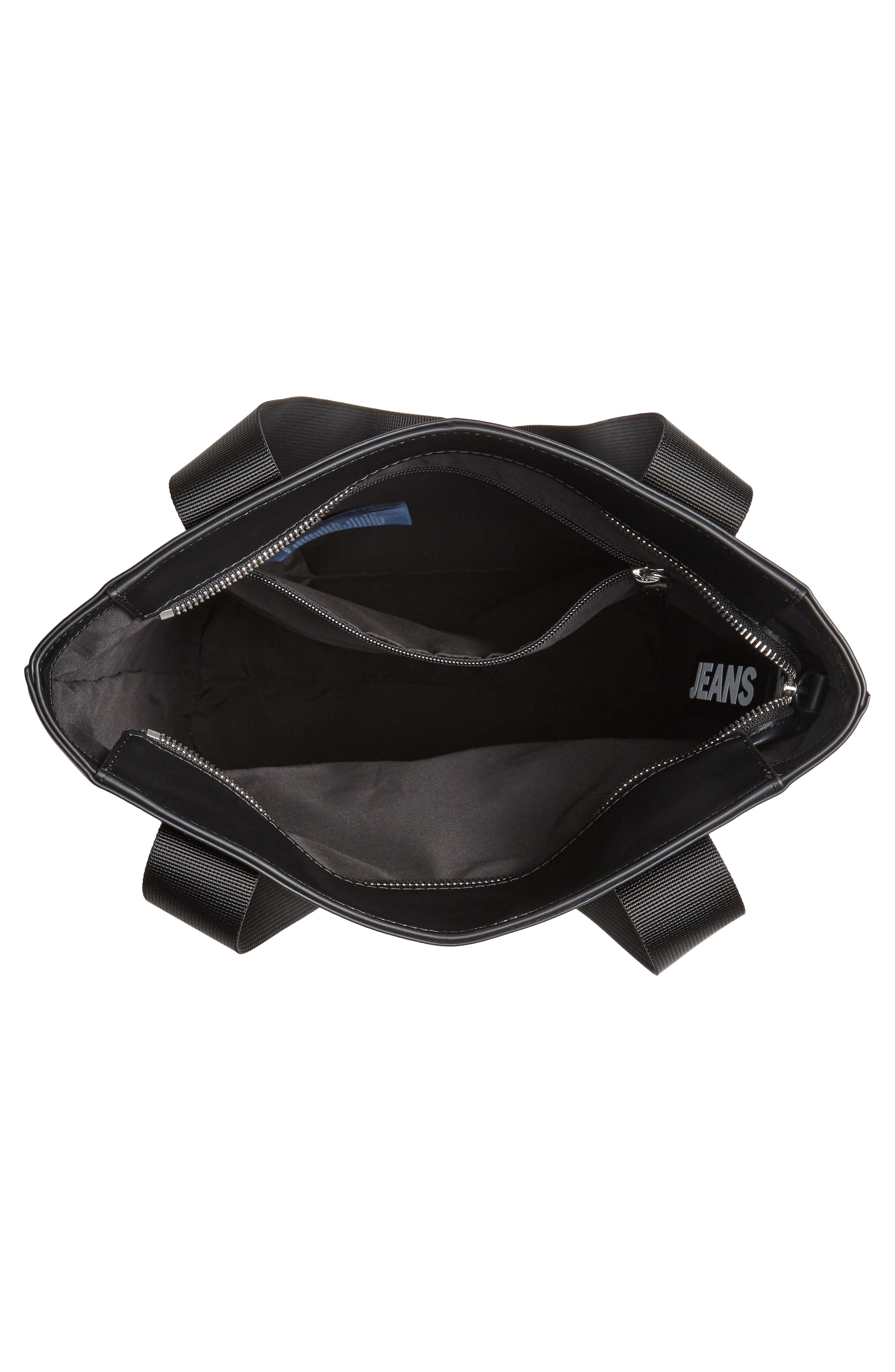 TOMMY JEANS Faux Leather Tote, Alternate, color, 