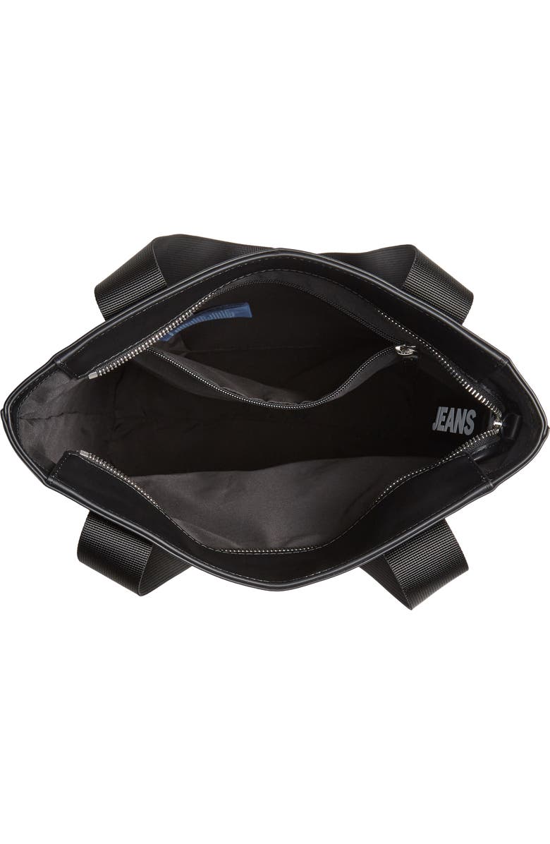 TOMMY JEANS Faux Leather Tote, Alternate, color,