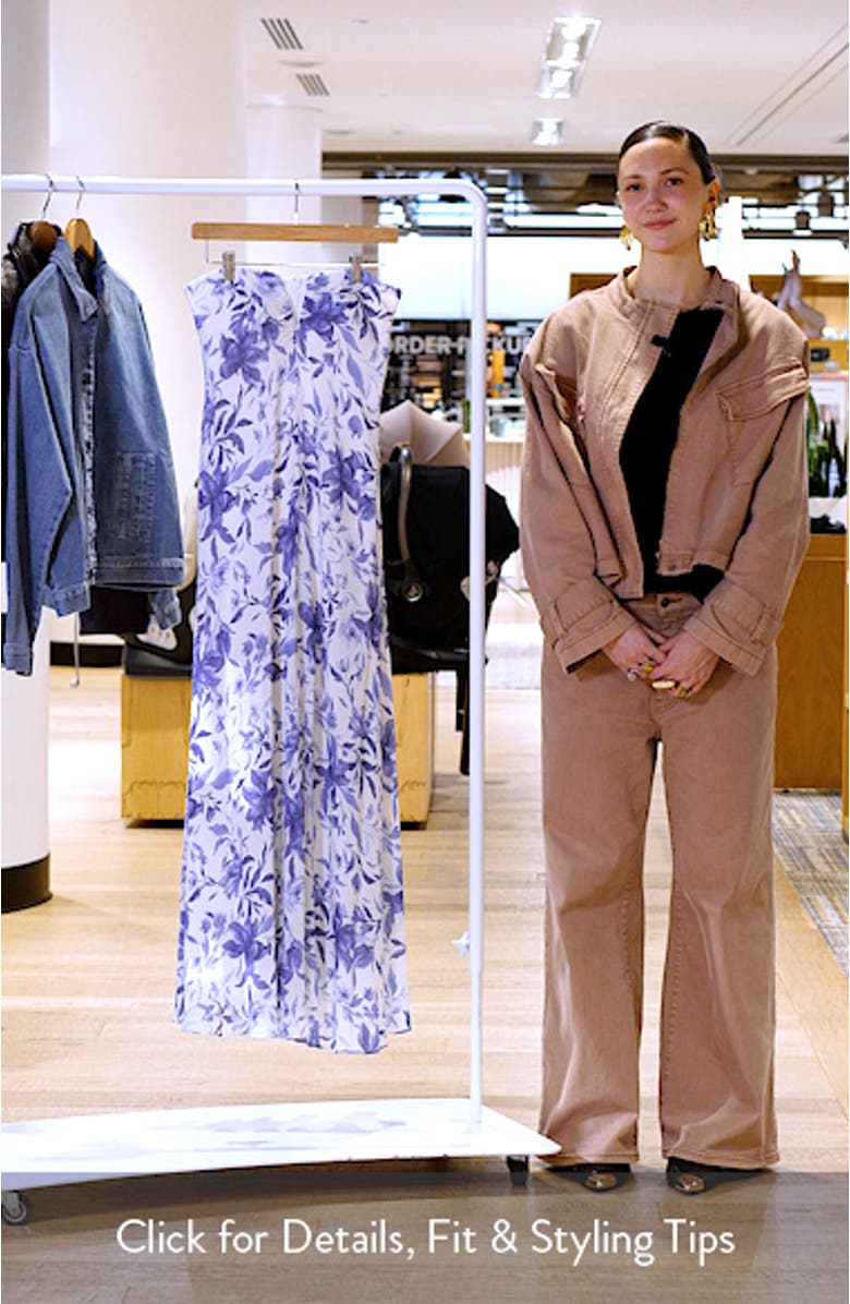 The Emerson Floral Strapless Maxi Dress, sales video thumbnail