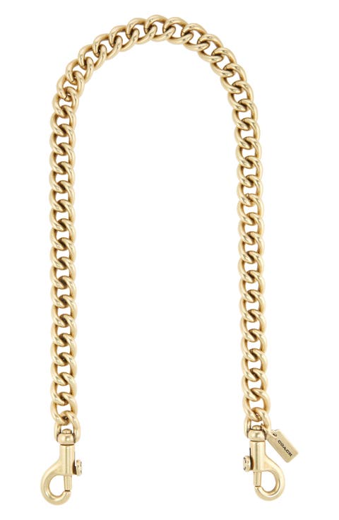 Short Chunky Curb Chain Strap