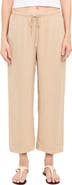 Michael Stars Tali Linen Blend Wide Leg Drawstring Pants