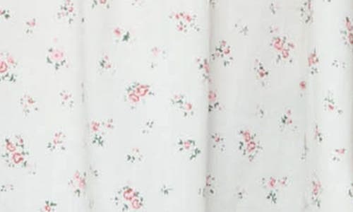 Edikted Patti Floral Print Minidress In White