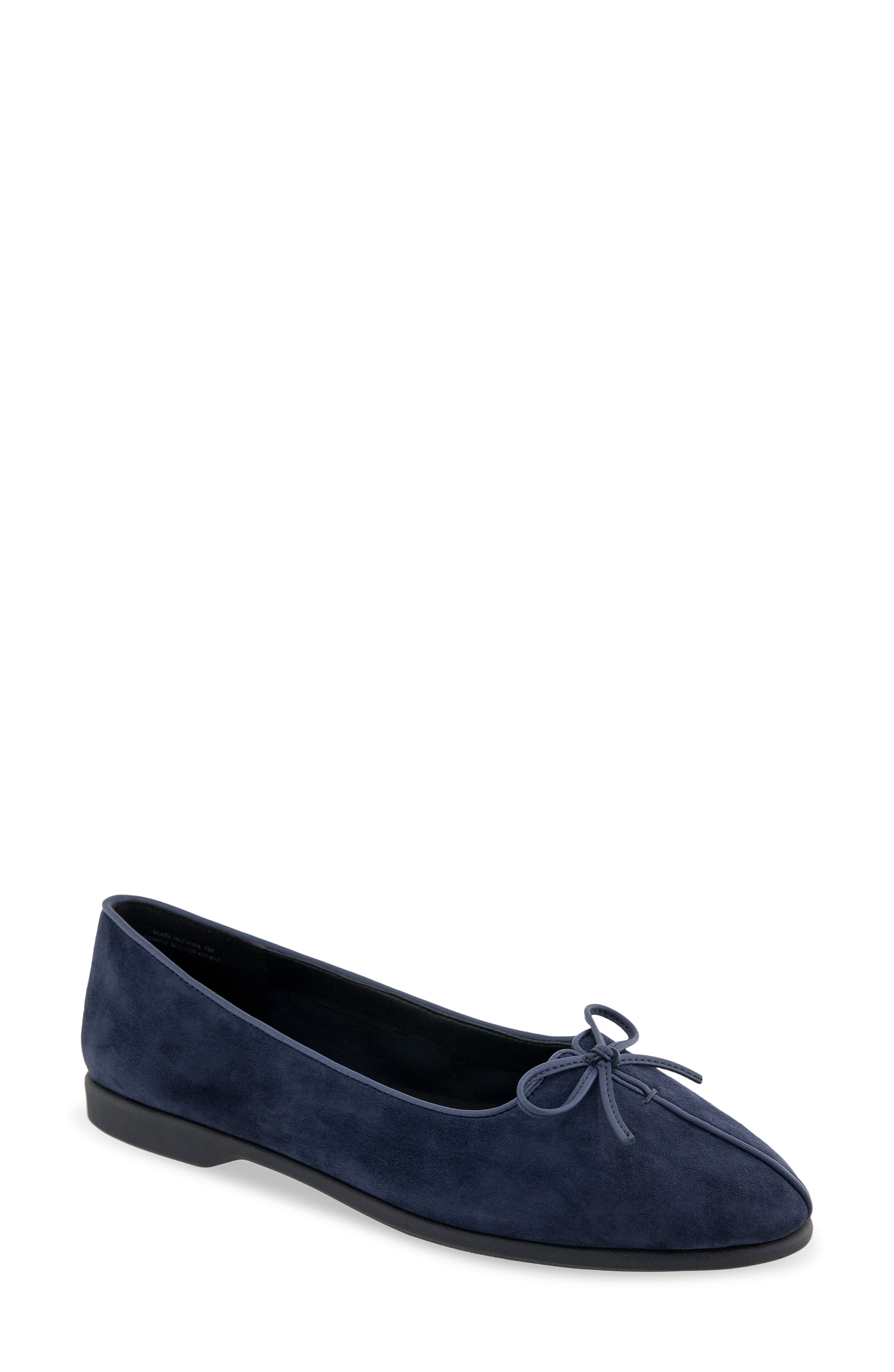 Novia Ballet Flat, Main, color, NAVY