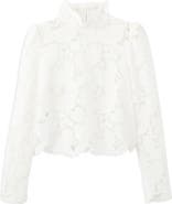 MANGO Coco Lace Cutwork Top