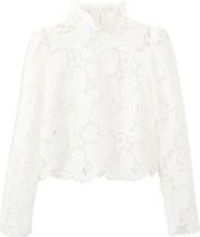 MANGO Coco Lace Cutwork Top
