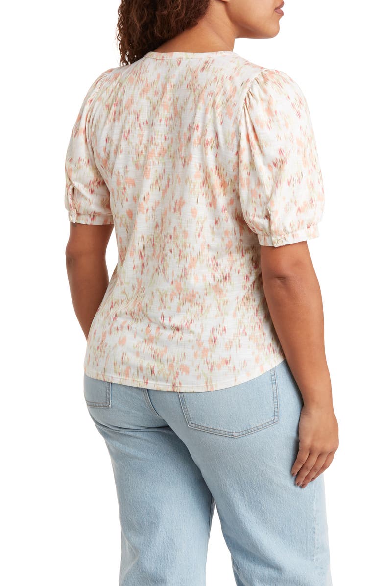 Wit & Wisdom Puff Sleeve Top, Alternate, color,