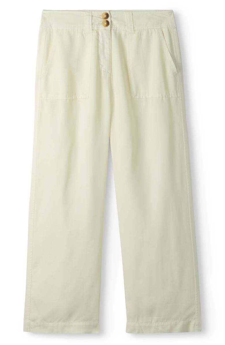 Hatley Whisper White Wide Leg Pants, Alternate, color, 