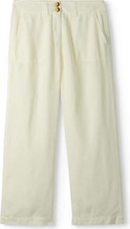 Hatley Whisper White Wide Leg Pants