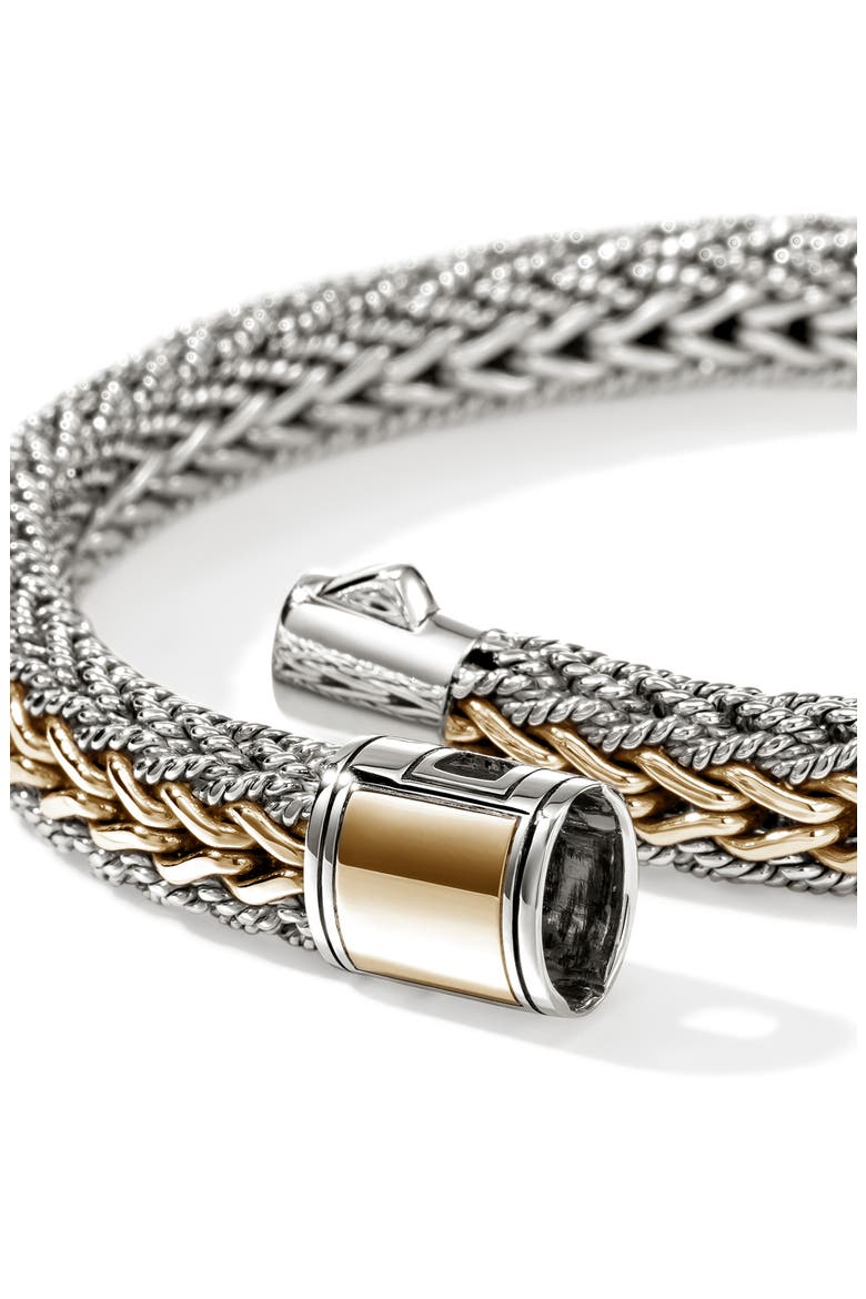 Icon Reversible Bracelet, 7.5mm, Alternate, color, SILVER AND GOLD