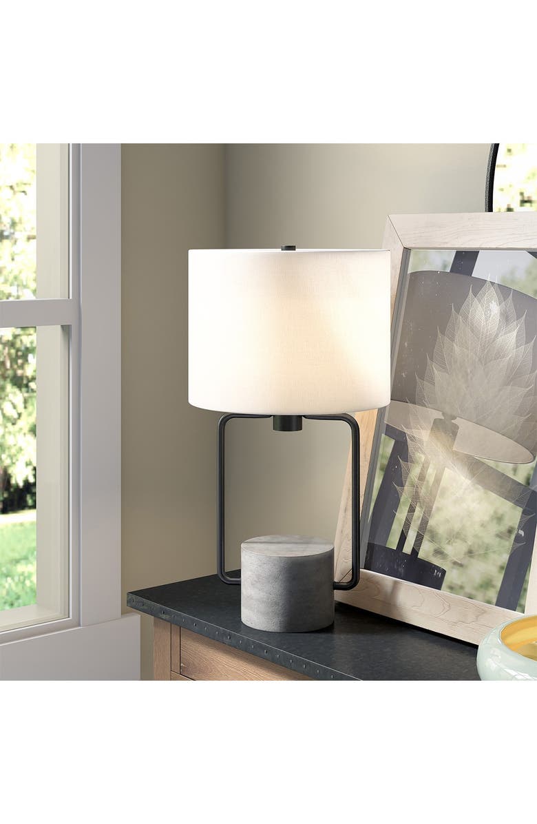 ADDISON AND LANE Howland Blackened Bronze and Concrete Table Lamp, Alternate, color, 