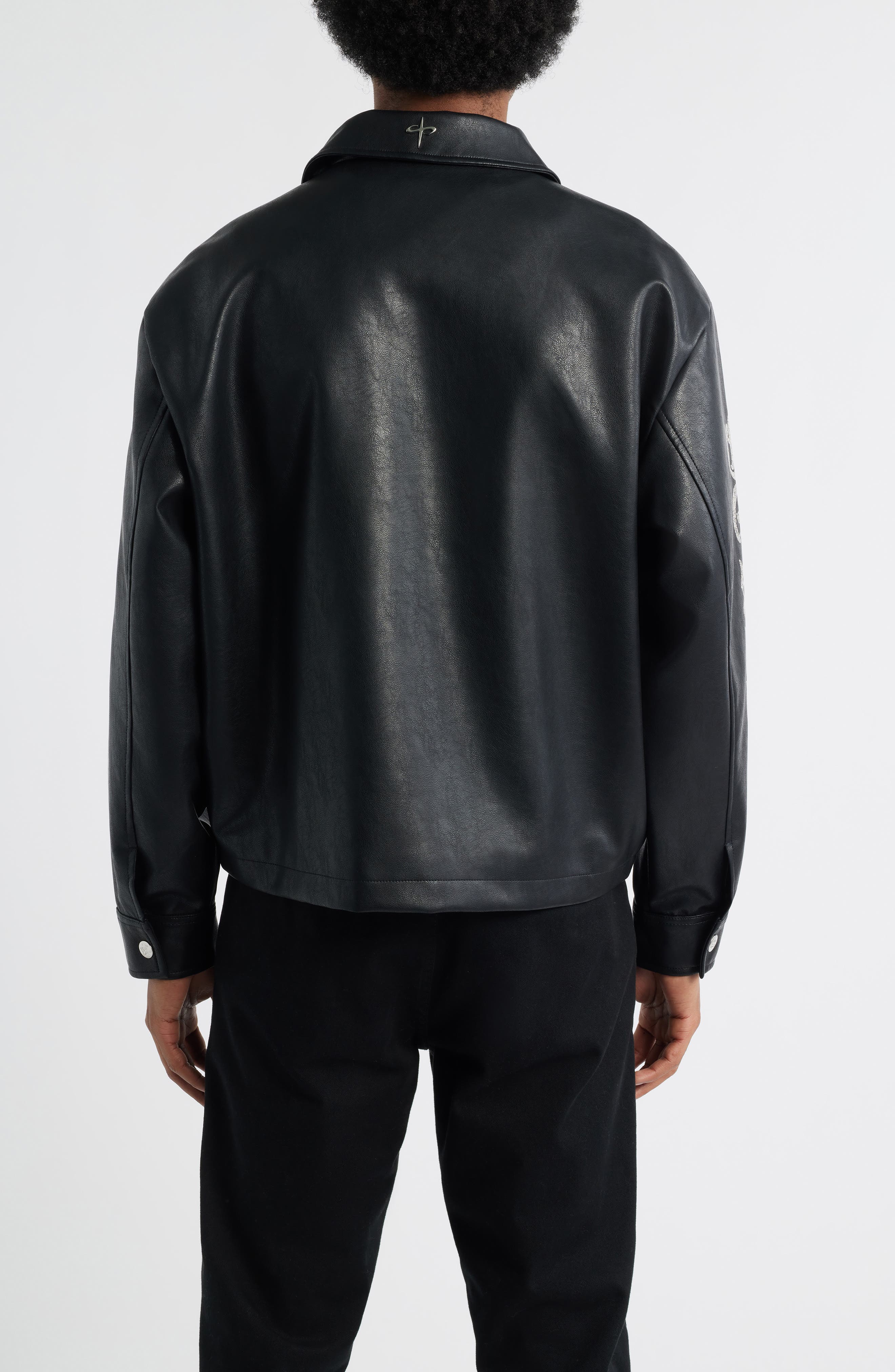 Faux Leather Jacket - image 2