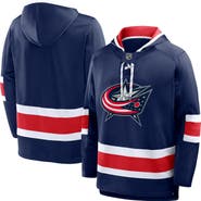 FANATICS Men's Fanatics Navy Columbus Blue Jackets Prime Time Fleece Hoodie