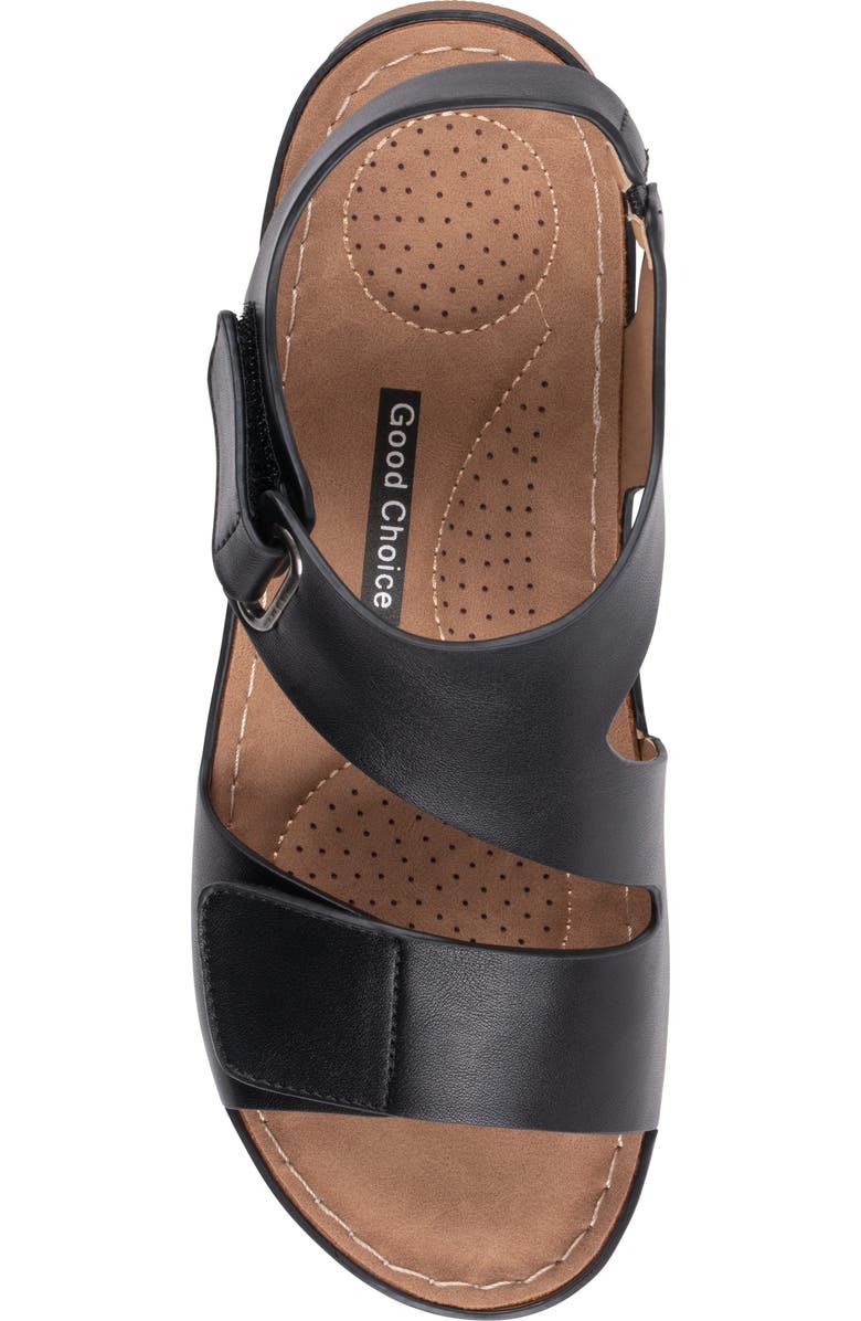 GOOD CHOICE NEW YORK Merisa Sandal, Alternate, color, Black