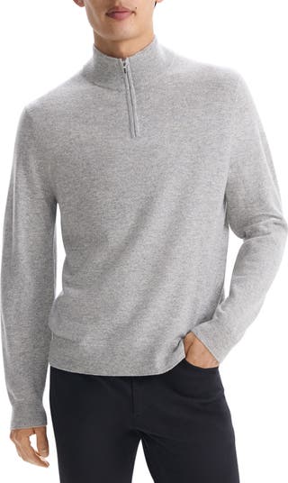 Theory Hilles Quarter Zip Cashmere Sweater | Nordstrom