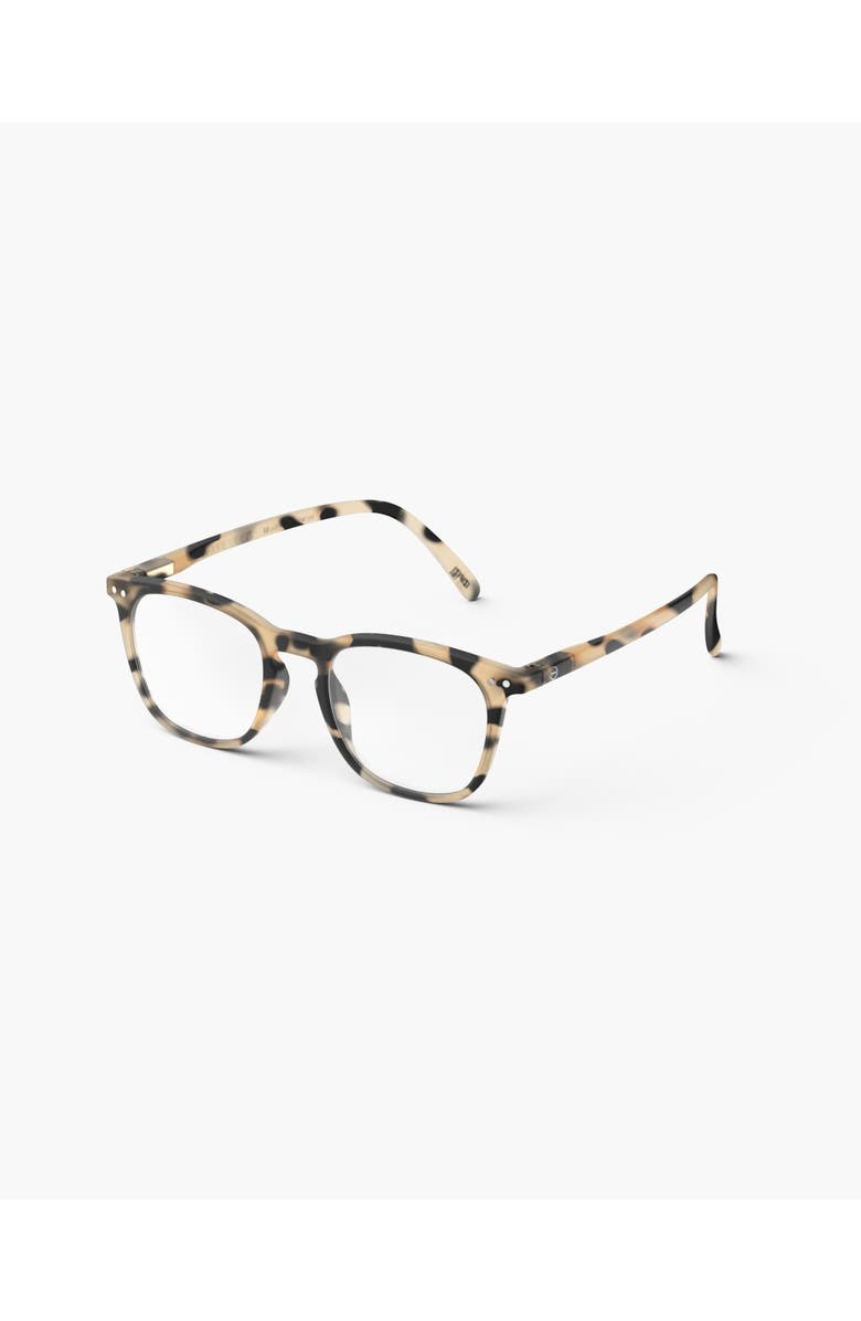 IZIPIZI #E 49mm Trapeze Reading Glasses, Alternate, color, Light Tortoise