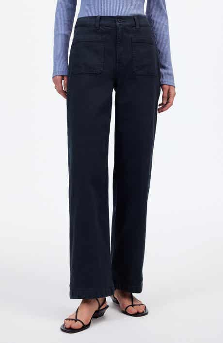 Madewell The Emmett Patch Pocket Wide Leg Pants