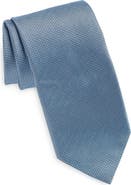 ZEGNA TIES Brera Cross Weave Silk Tie